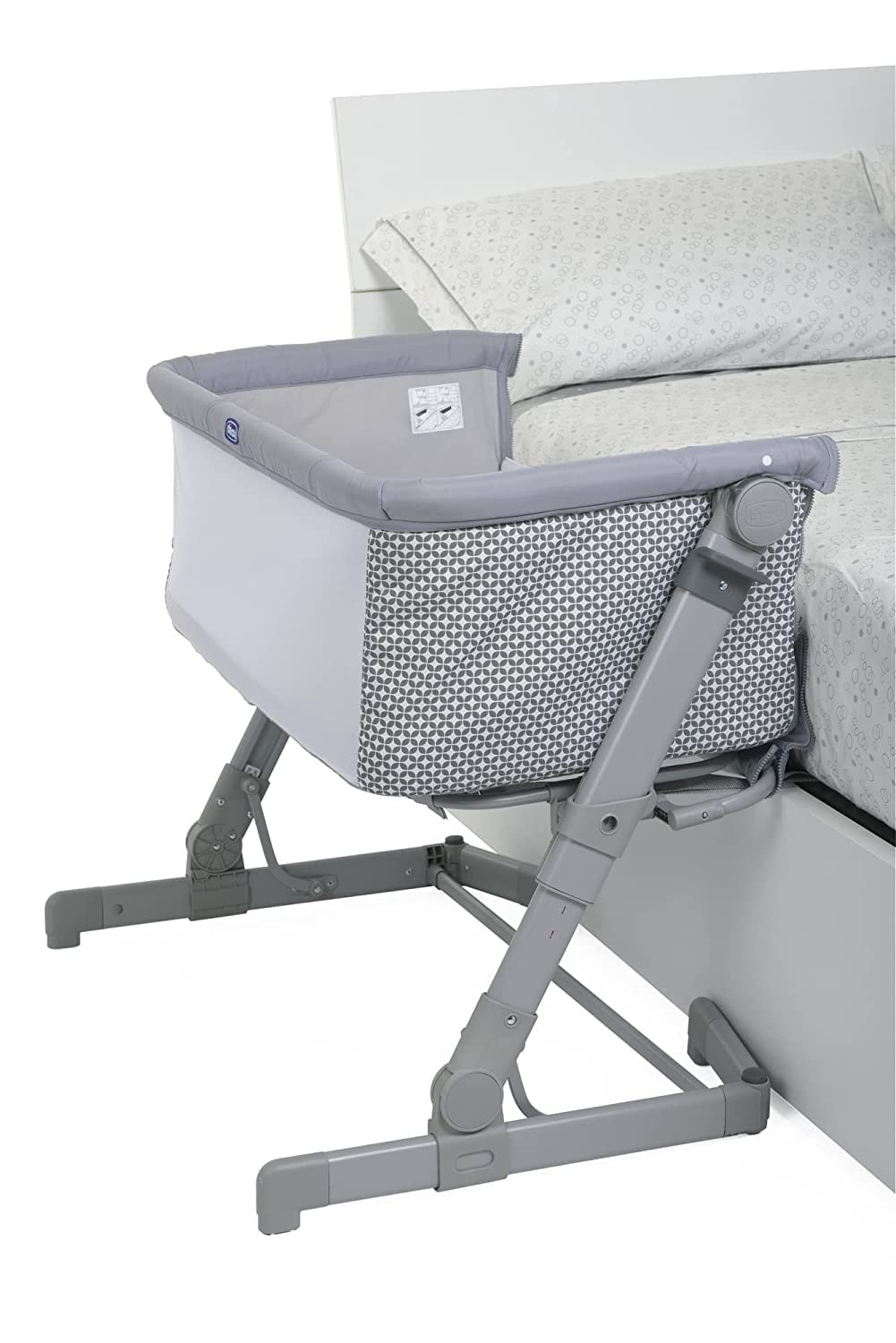 chicco-next2me-go-beistellbett-hellgrau-mit-matratze image 8