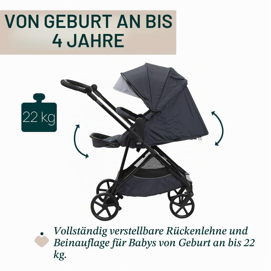chicco-seety-kinderwagen-oxford-blue-bis-22-kg-mit-uv-dach image 5