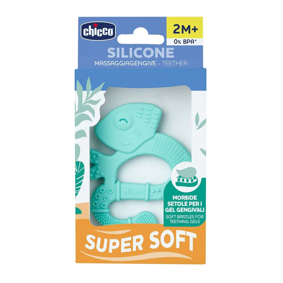 chicco-soft-clean-bei-ring-eidechse-blau-silikon-2m image 1