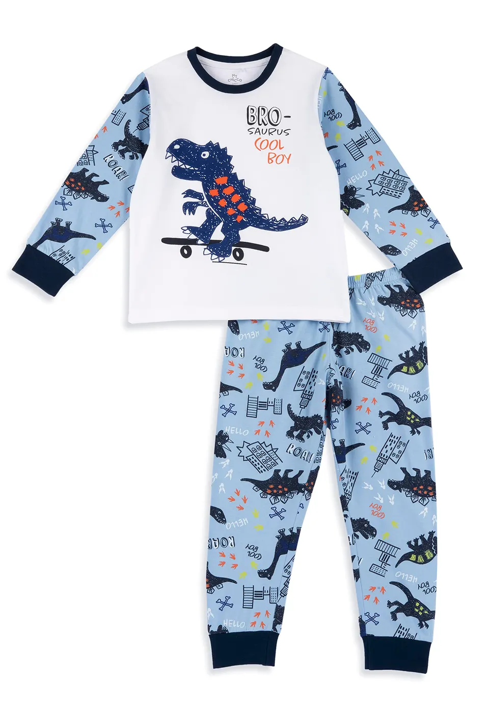 chicco-pyjama-jungen-drachen-baumwolle-6-jahre-set image 1