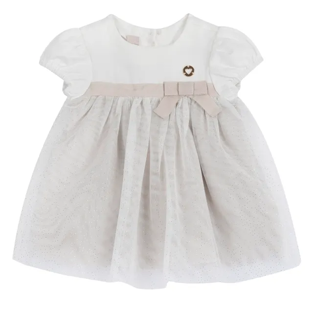 chicco-m-dchen-kleid-kurzarm-baumwolle-blau-festkleid image 1