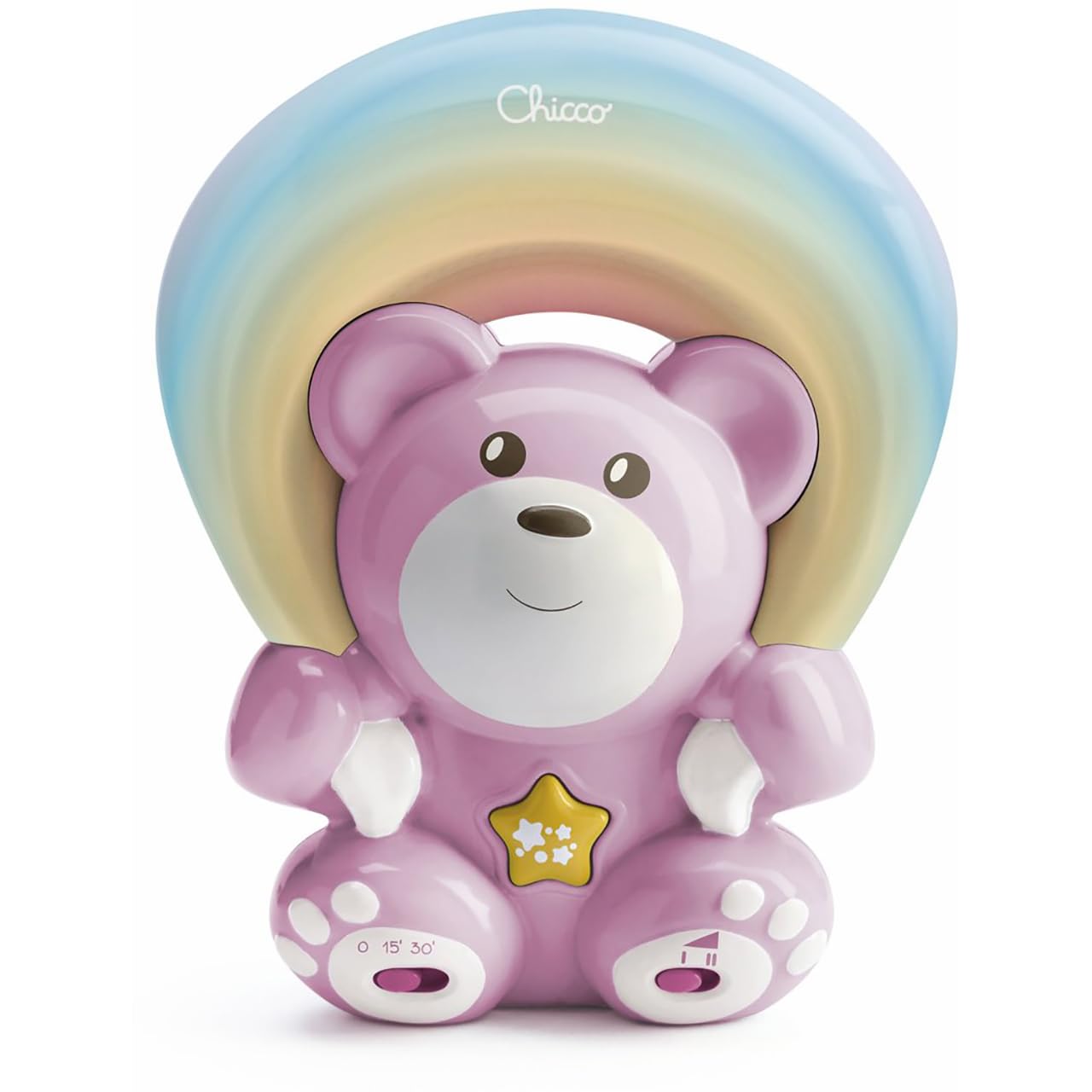 chicco-regenbogenb-r-musikprojektor-rosa-nachtlicht image 1