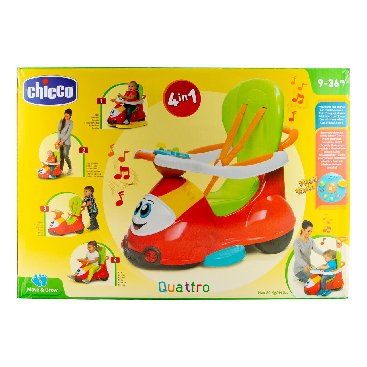 chicco-quattro-4-in-1-rutschauto-rot-mit-musik-ab-9-monate image 6
