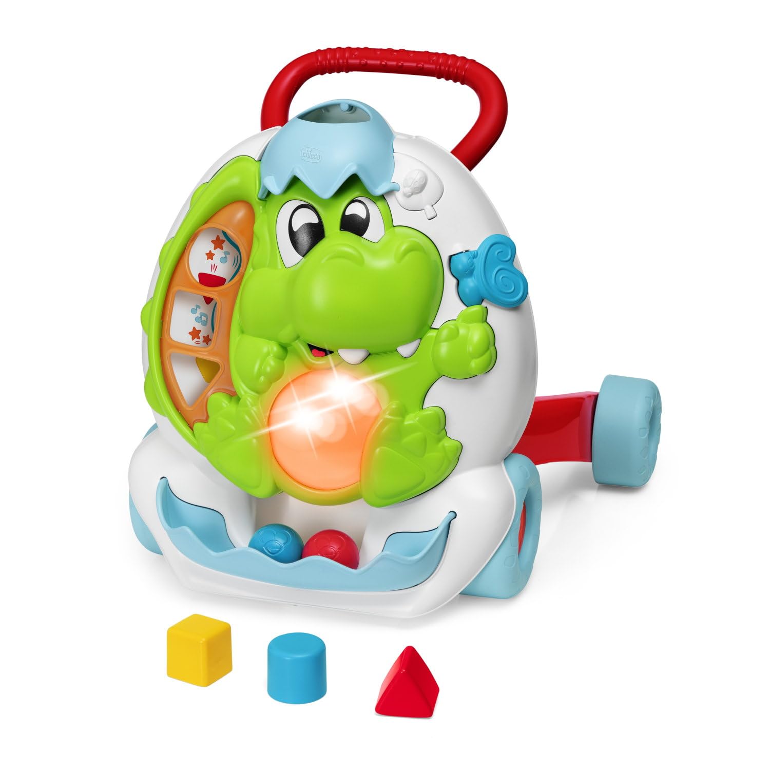chicco-first-steps-dino-lauflerner-dinosaurier-mit-lichtern image 1