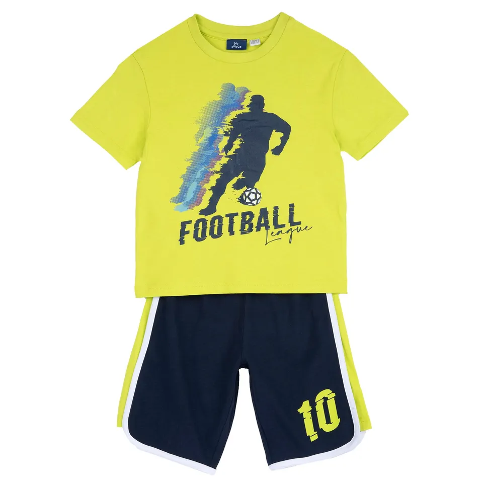 chicco-jungen-set-t-shirt-shorts-kinderkleidung-7-jahre-weicher-stoff image 1