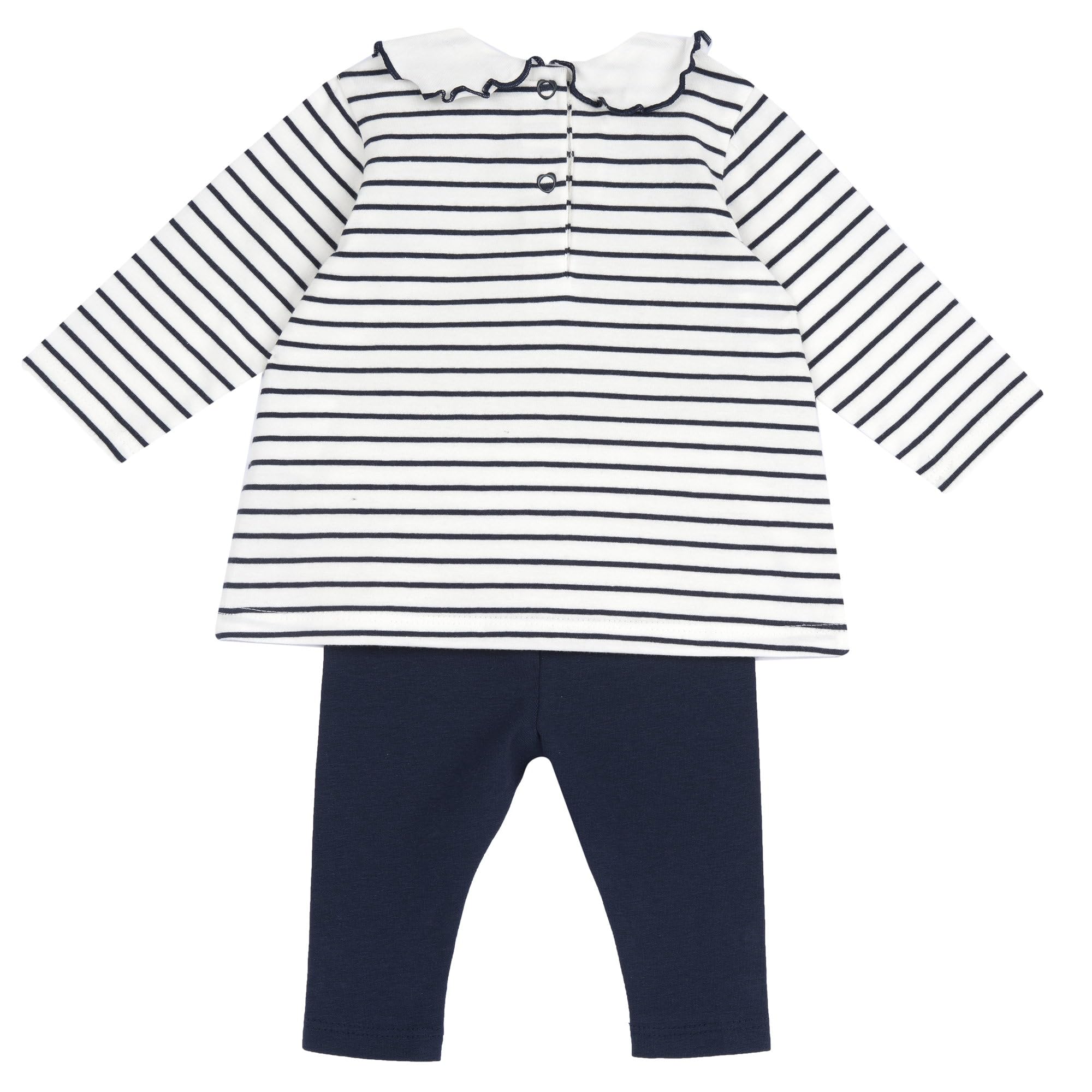 chicco-baby-set-m-dchen-t-shirt-hose-blau-3-monate image 2