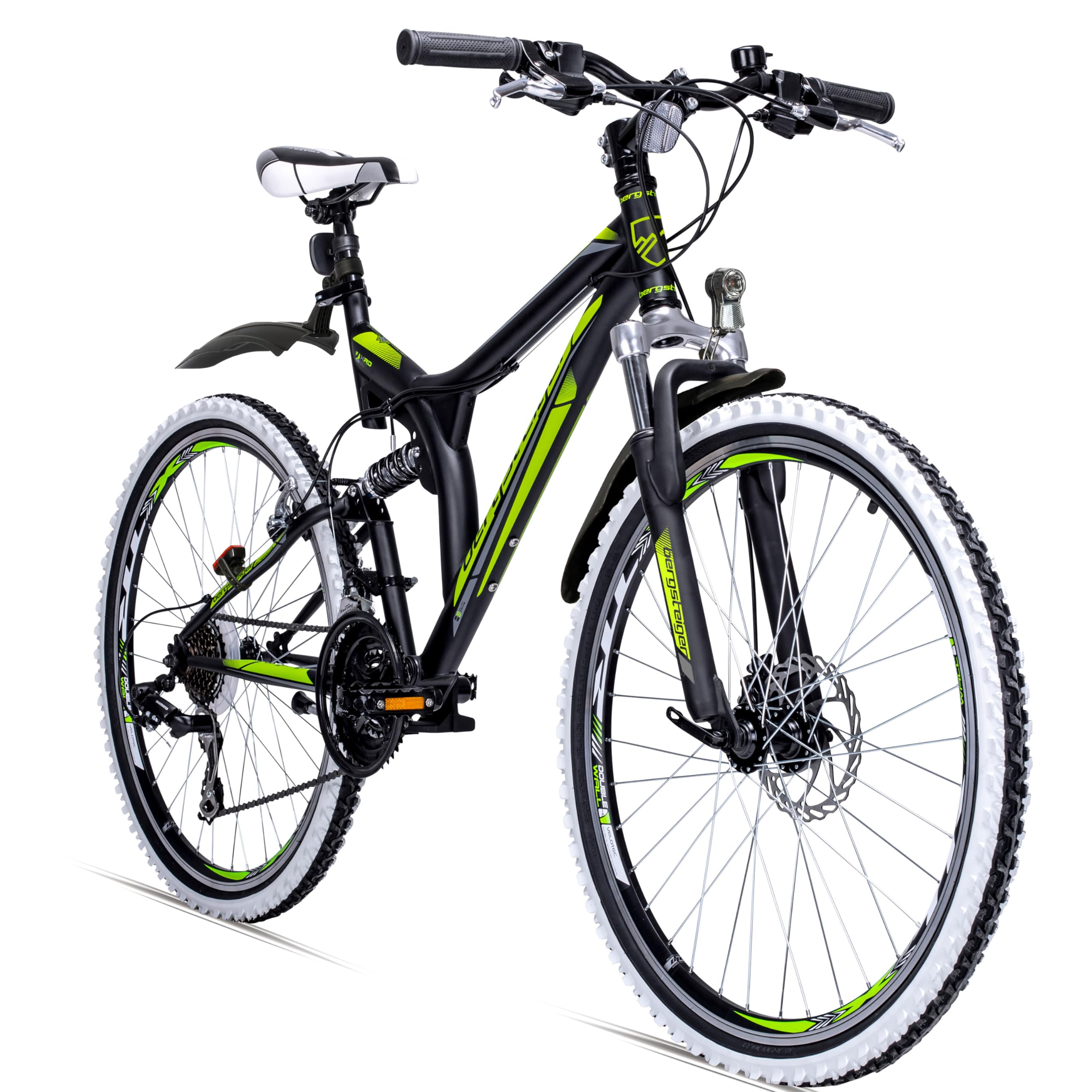 bergsteiger-phoenix-26-zoll-fully-mtb-21-gang-toxic-green image 1