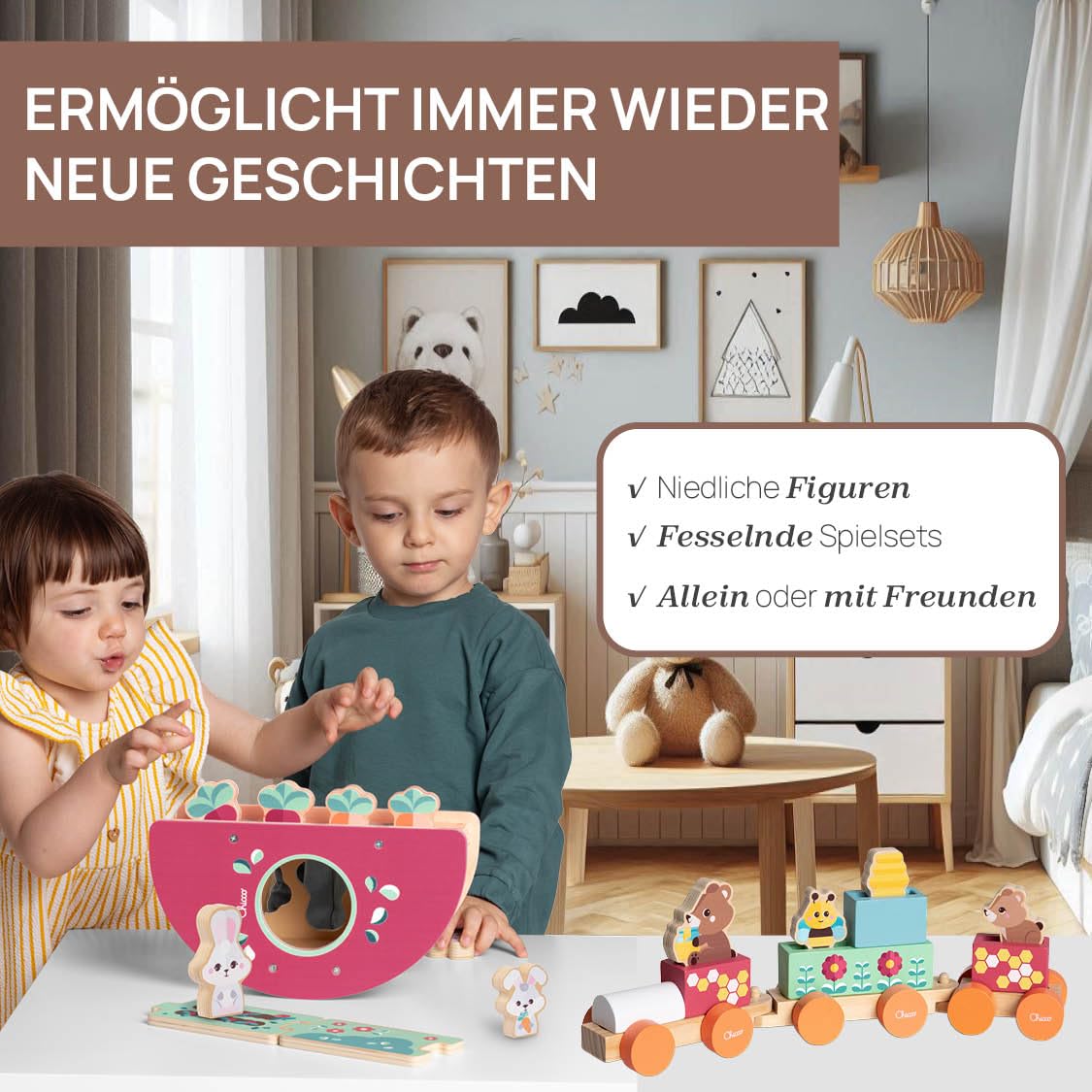 chicco-my-wood-friends-teddyb-r-zug-holzspielzeug-ab-2-j image 5