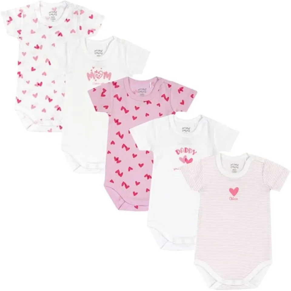 chicco-baby-body-kurzarm-5er-set-baumwolle-0-3-m image 1