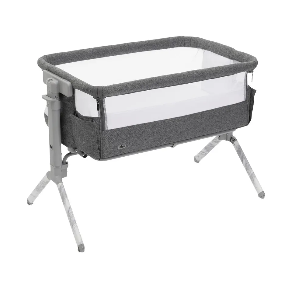 chicco-next2me-armonia-beistellbett-dunkelgrau-melange image 1