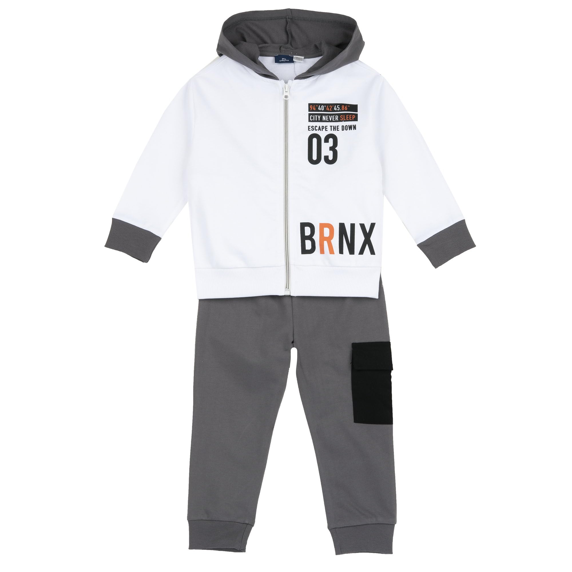 chicco-trainingsanzug-jungen-4-jahre-hoodie-hose-set image 1