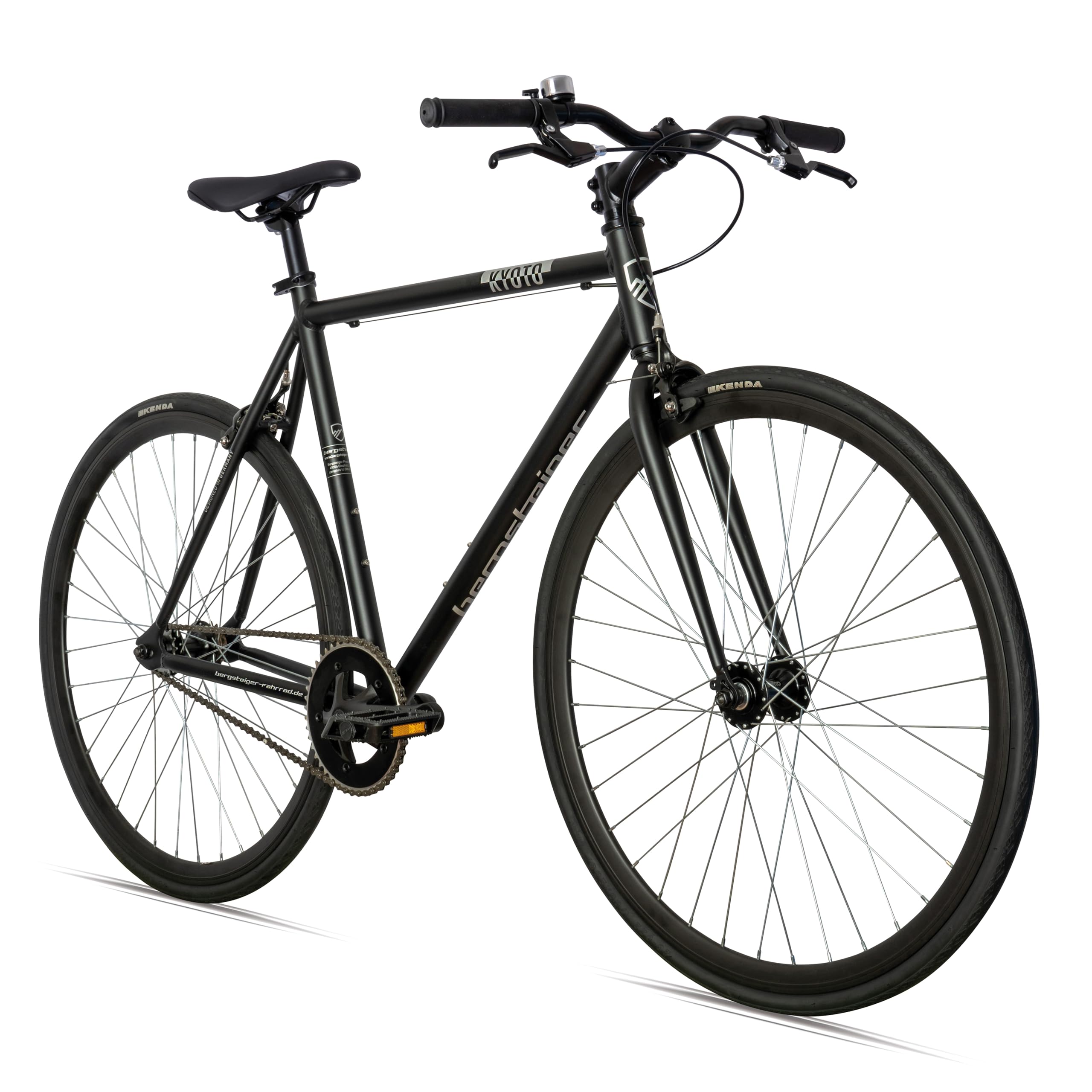 bergsteiger-kyoto-fixie-bike-28-zoll-singlespeed-schwarz-alu image 1