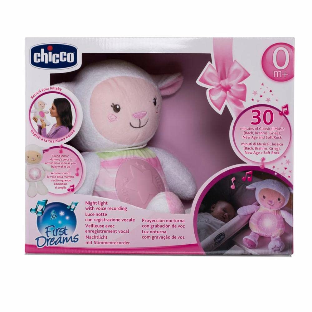chicco-first-dreams-schlaffreund-schaf-kuscheltier-rosa-mit-nachtlicht image 4