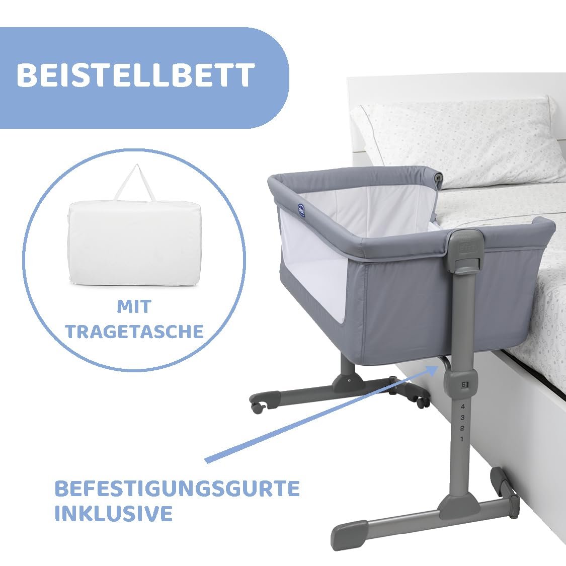 chicco-next2me-essential-beistellbett-stone-0-6-monate image 6