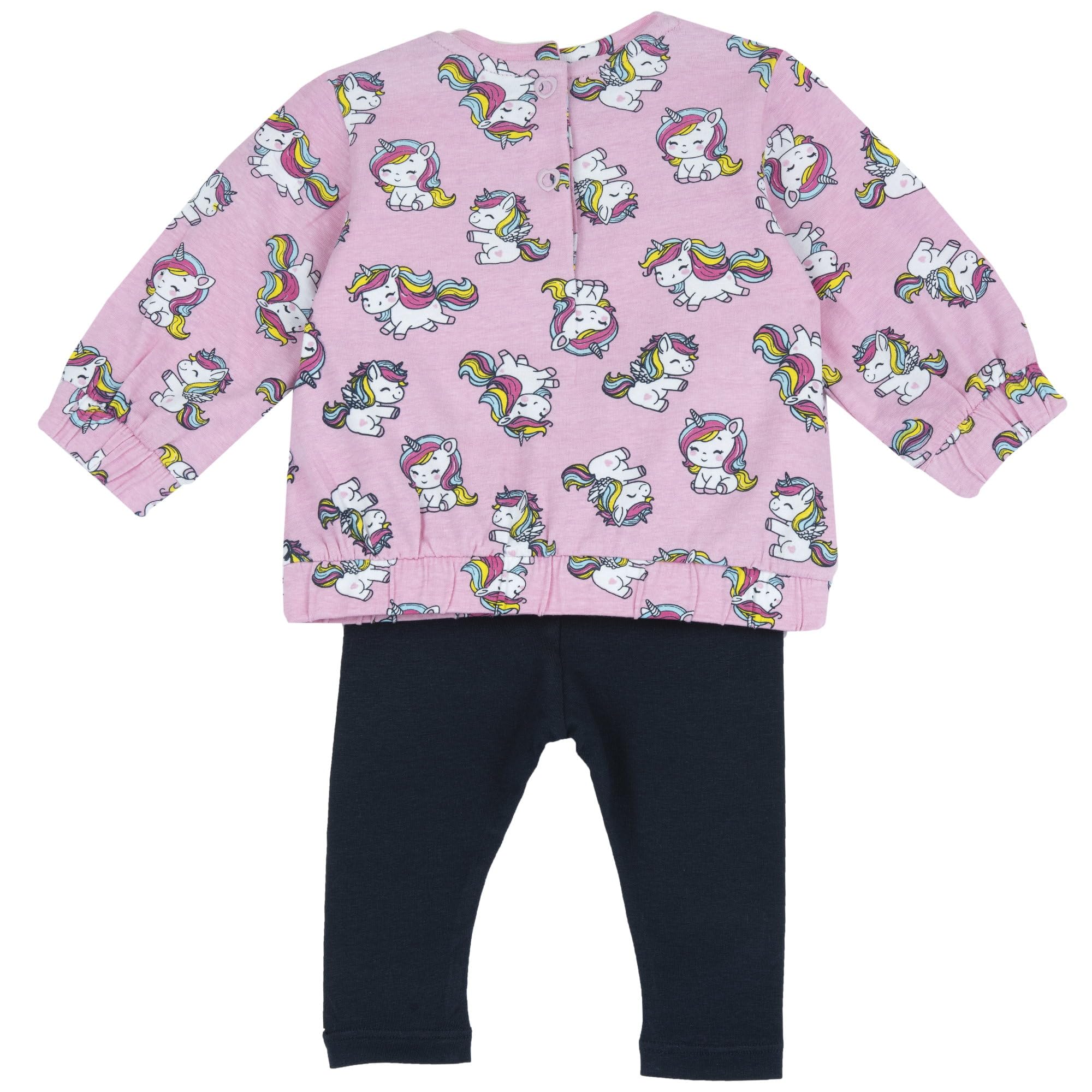 chicco-m-dchen-set-sweatshirt-leggings-kinderkleidung-rosa-weich image 2