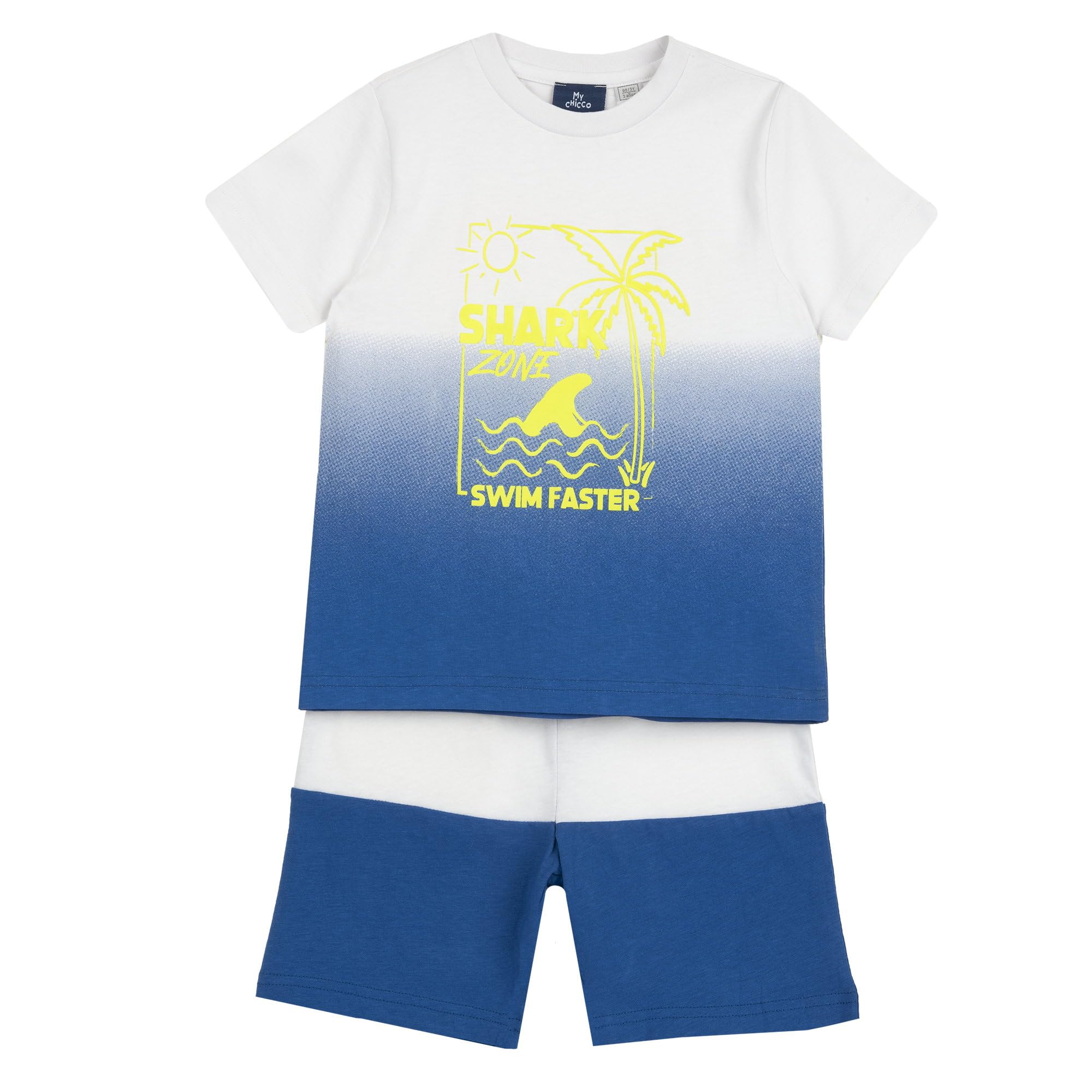chicco-jungen-set-t-shirt-shorts-2-teilig-weicher-stoff image 6