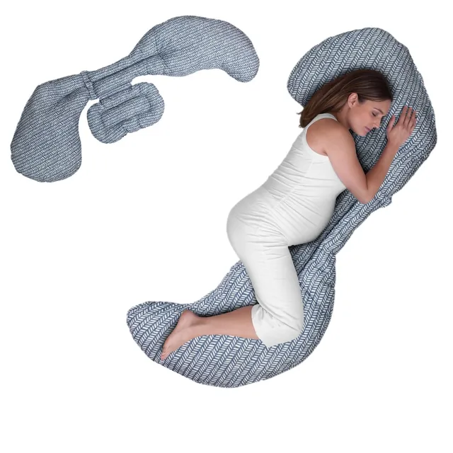 chicco-boppy-kissen-schwangerschaft-blau-modular-3-teilig image 1
