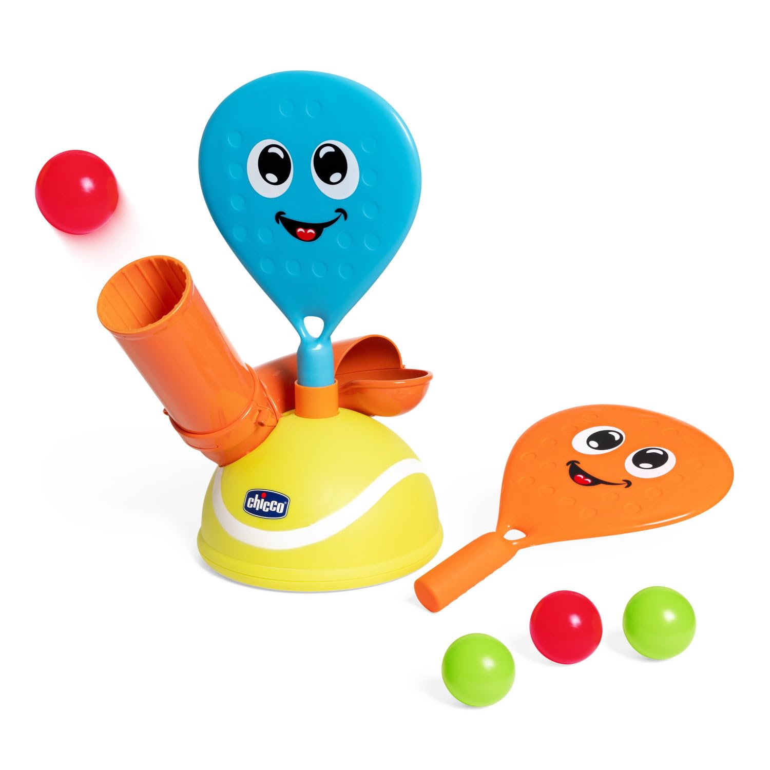 chicco-padel-set-padelspiel-retro-mit-schl-gern-und-b-llen image 3