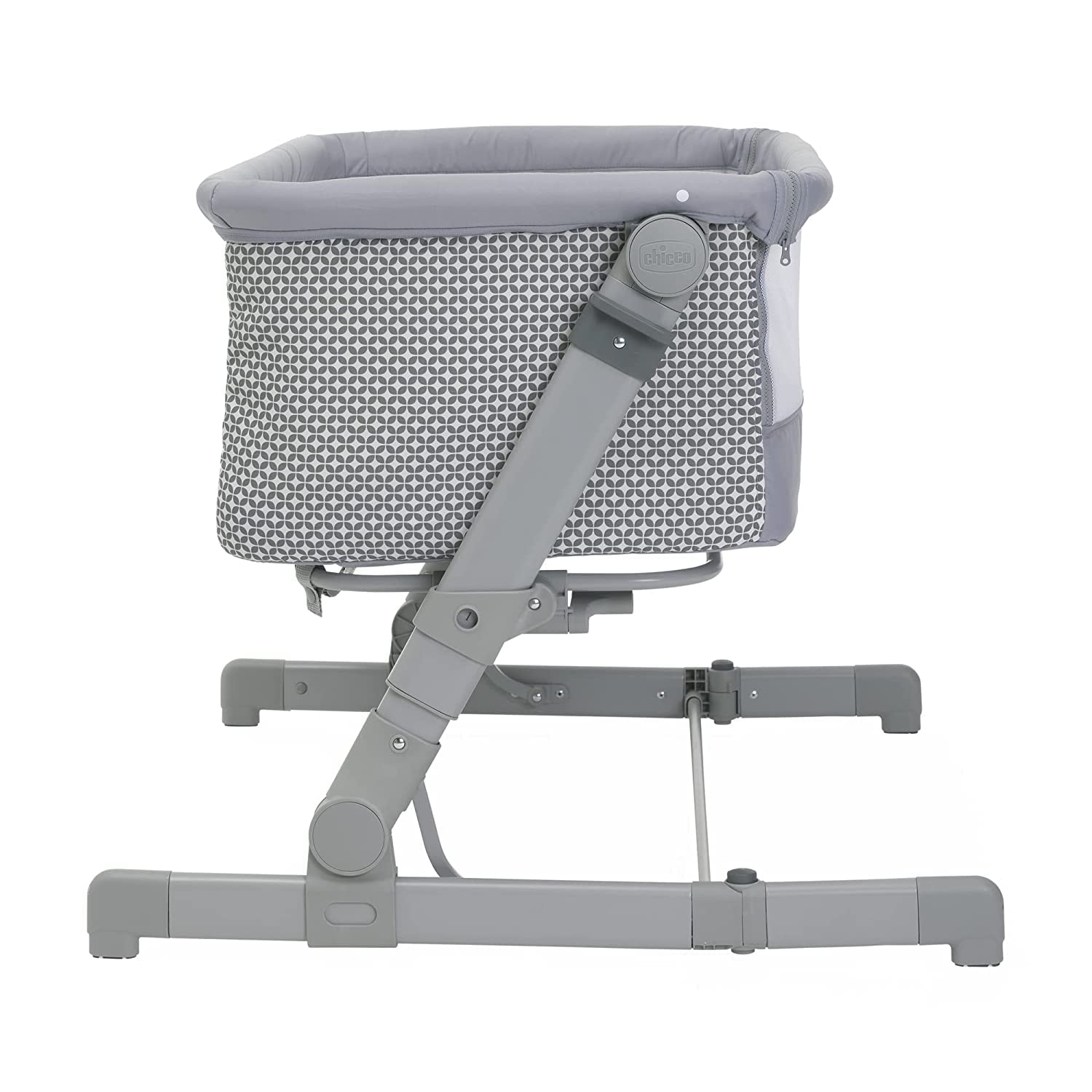 chicco-next2me-go-beistellbett-hellgrau-mit-matratze image 6
