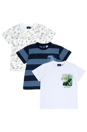 chicco-kinder-t-shirt-3er-set-kurzarm-wei-100-baumwolle image 8