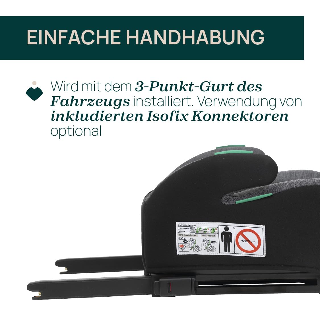 chicco-quasar-fix-i-size-kinderautositz-schwarz-126-150-cm image 3
