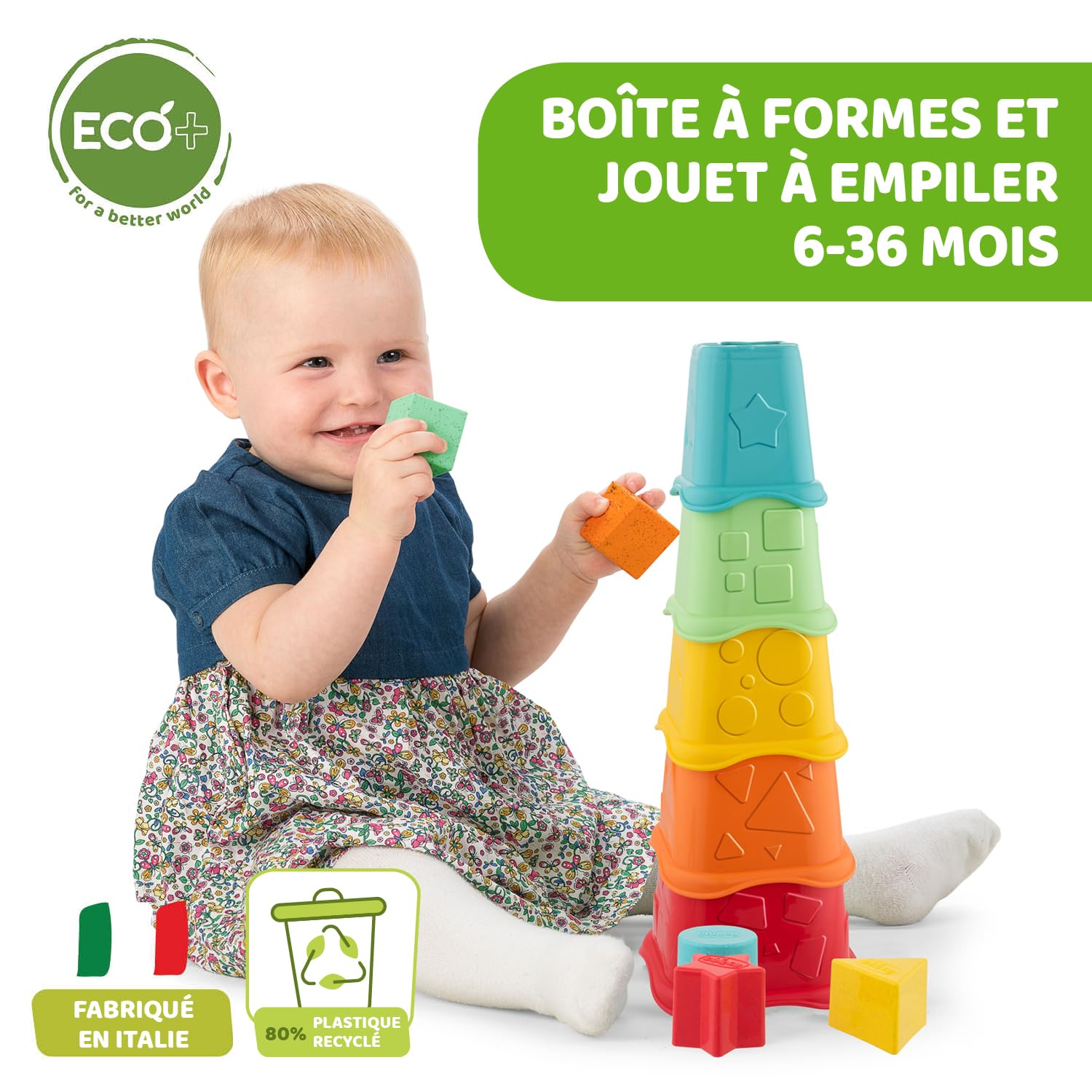 chicco-stapelbecher-2in1-eco-6-36-monate-5-becher image 2