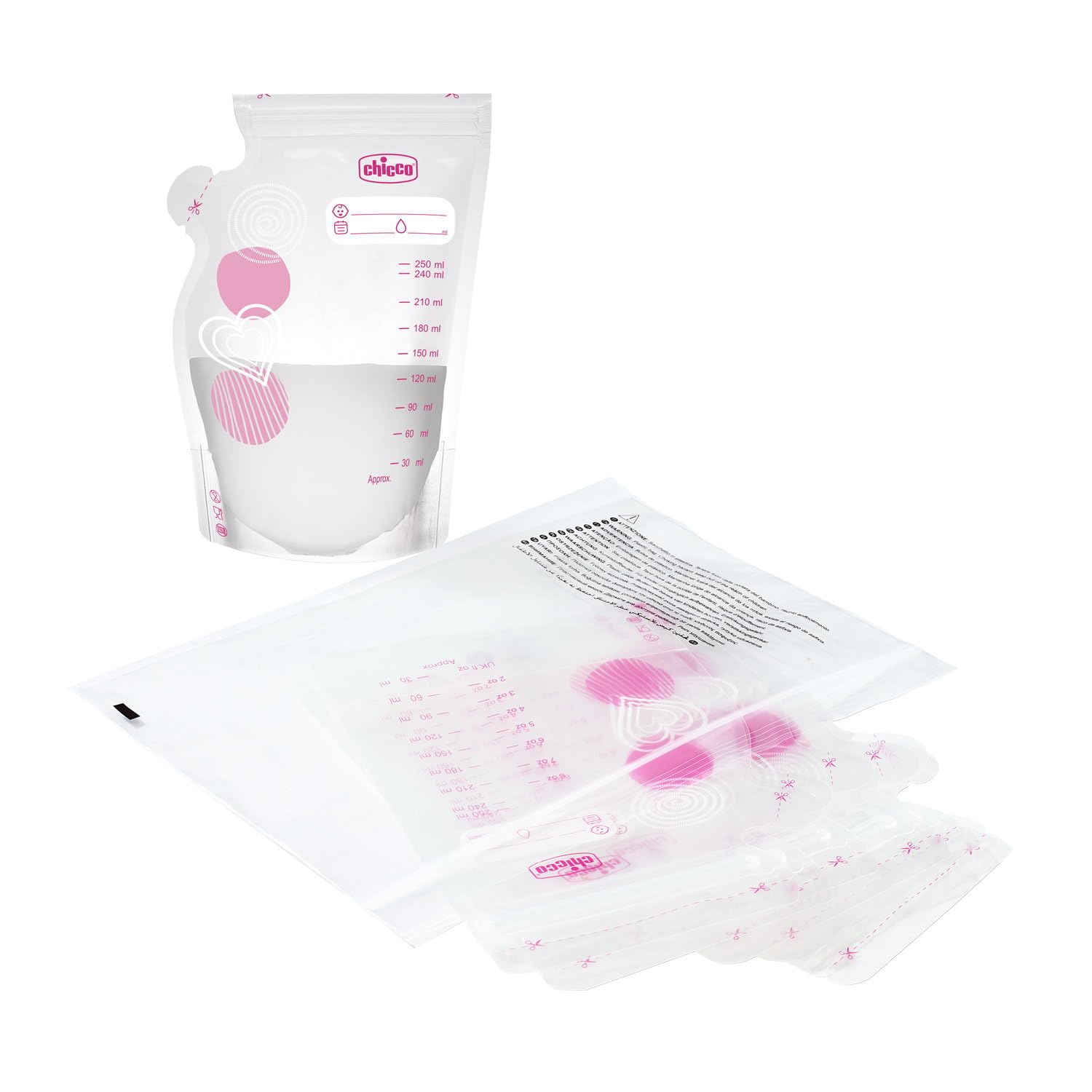 chicco-baby-milchbeutel-30-st-ck-250-ml-auslaufsicher image 2