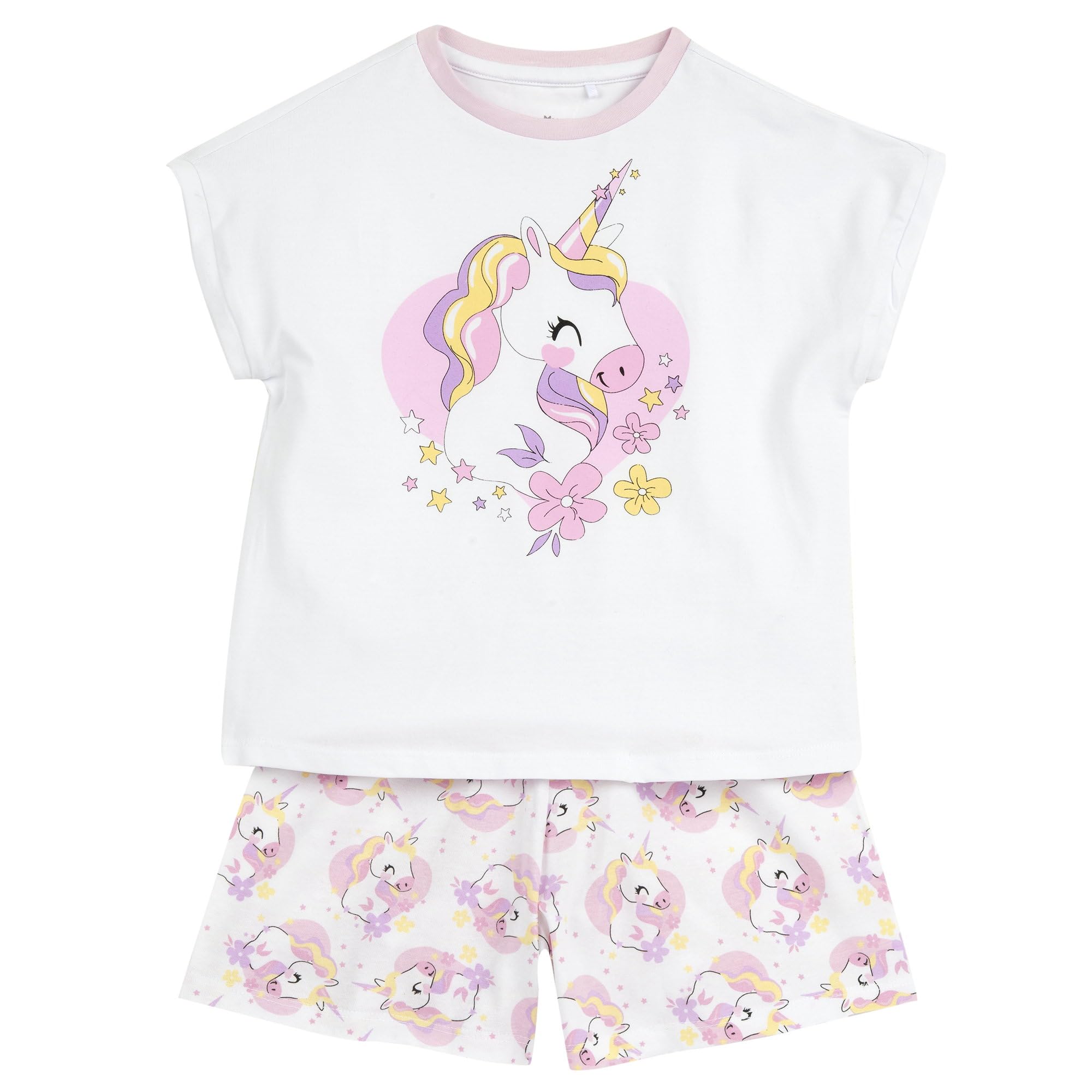 chicco-m-dchen-kurzpyjama-t-shirt-shorts-3-jahre image 1