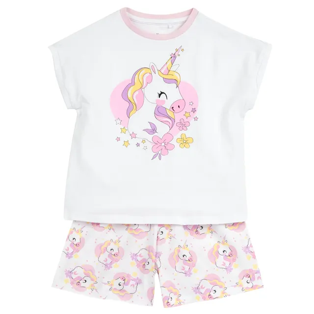 chicco-m-dchen-kurzpyjama-t-shirt-shorts-3-jahre image 1