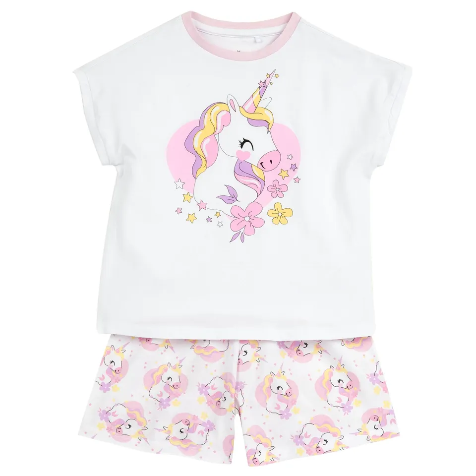 chicco-m-dchen-kurzpyjama-t-shirt-shorts-3-jahre image 1