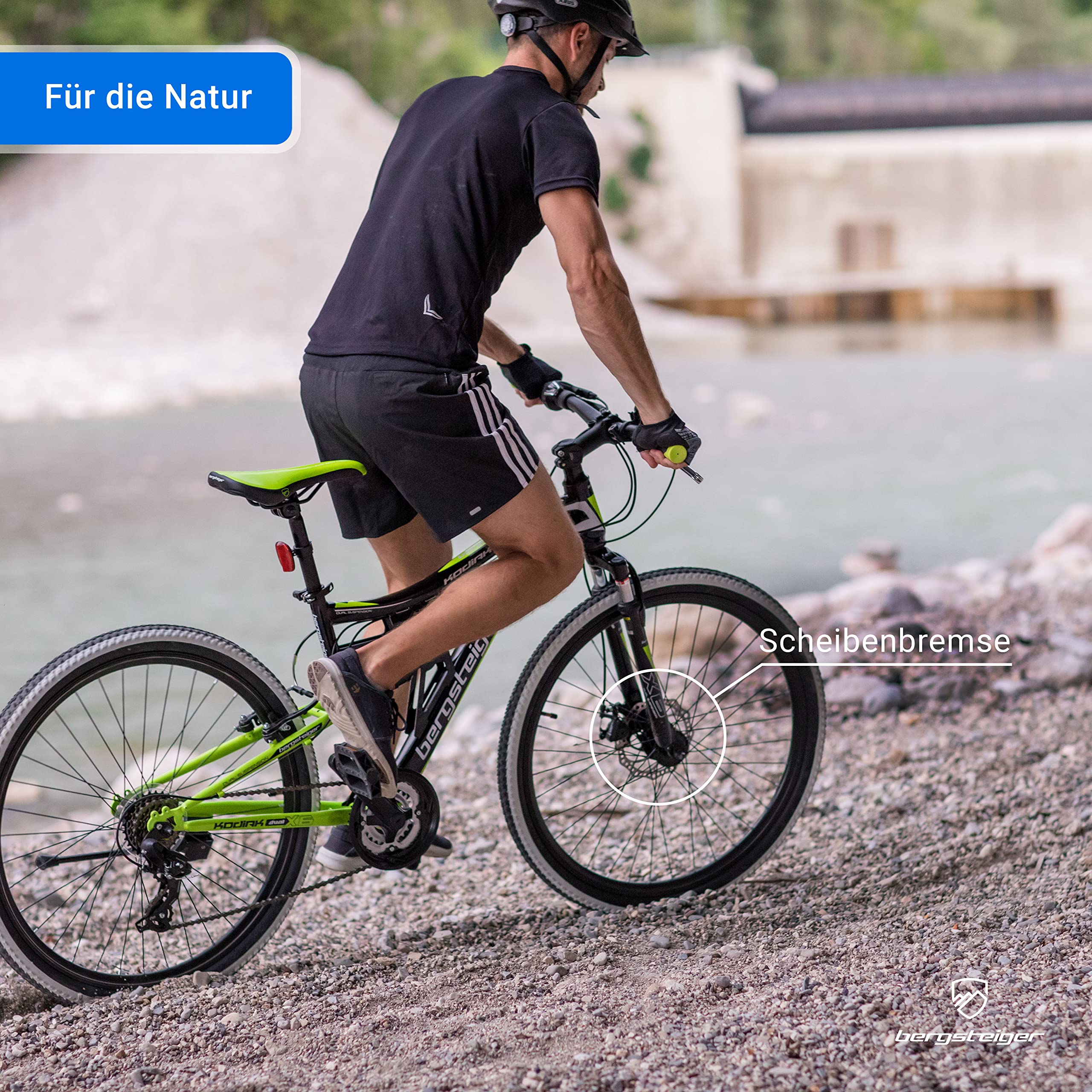bergsteiger-kodiak-fully-mtb-24-zoll-grau-pink-21-gang image 3
