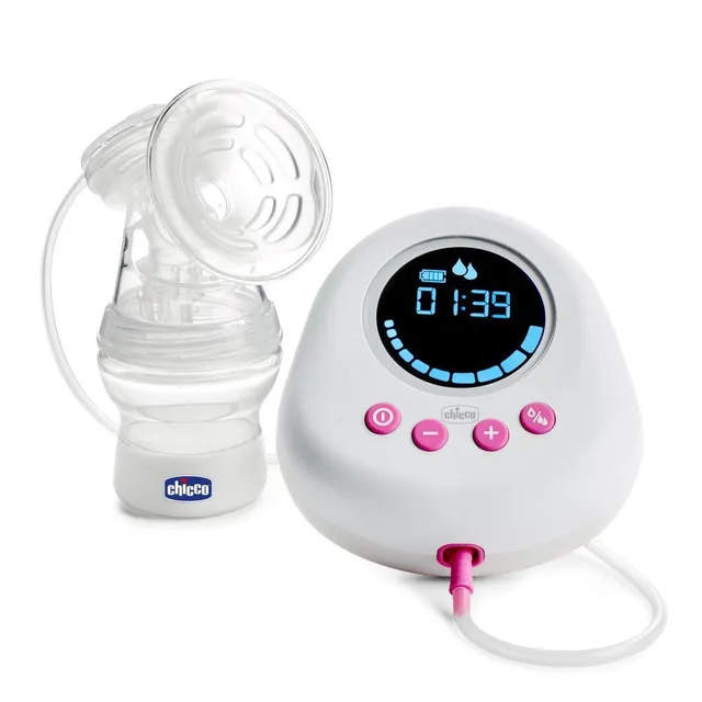chicco-elektrische-milchpumpe-wei-150-ml-10-stufen-lcd image 1