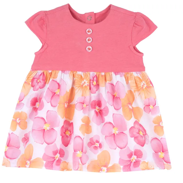 chicco-m-dchen-kurzarmkleid-baumwolle-3-monate-mehrfarbig image 1