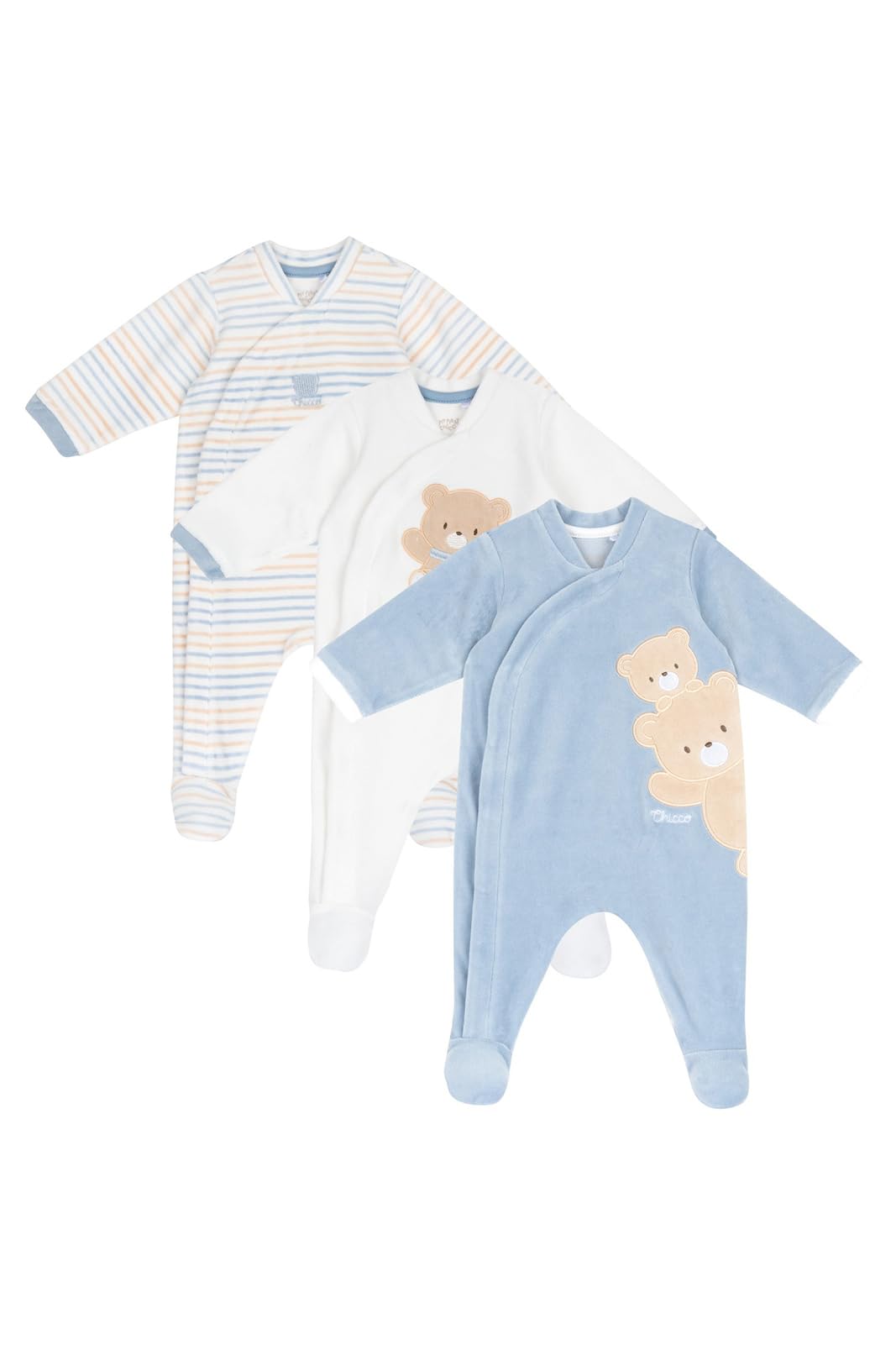 chicco-nicki-strampler-jungen-3er-set-0-24-m-mit-f-chen image 1