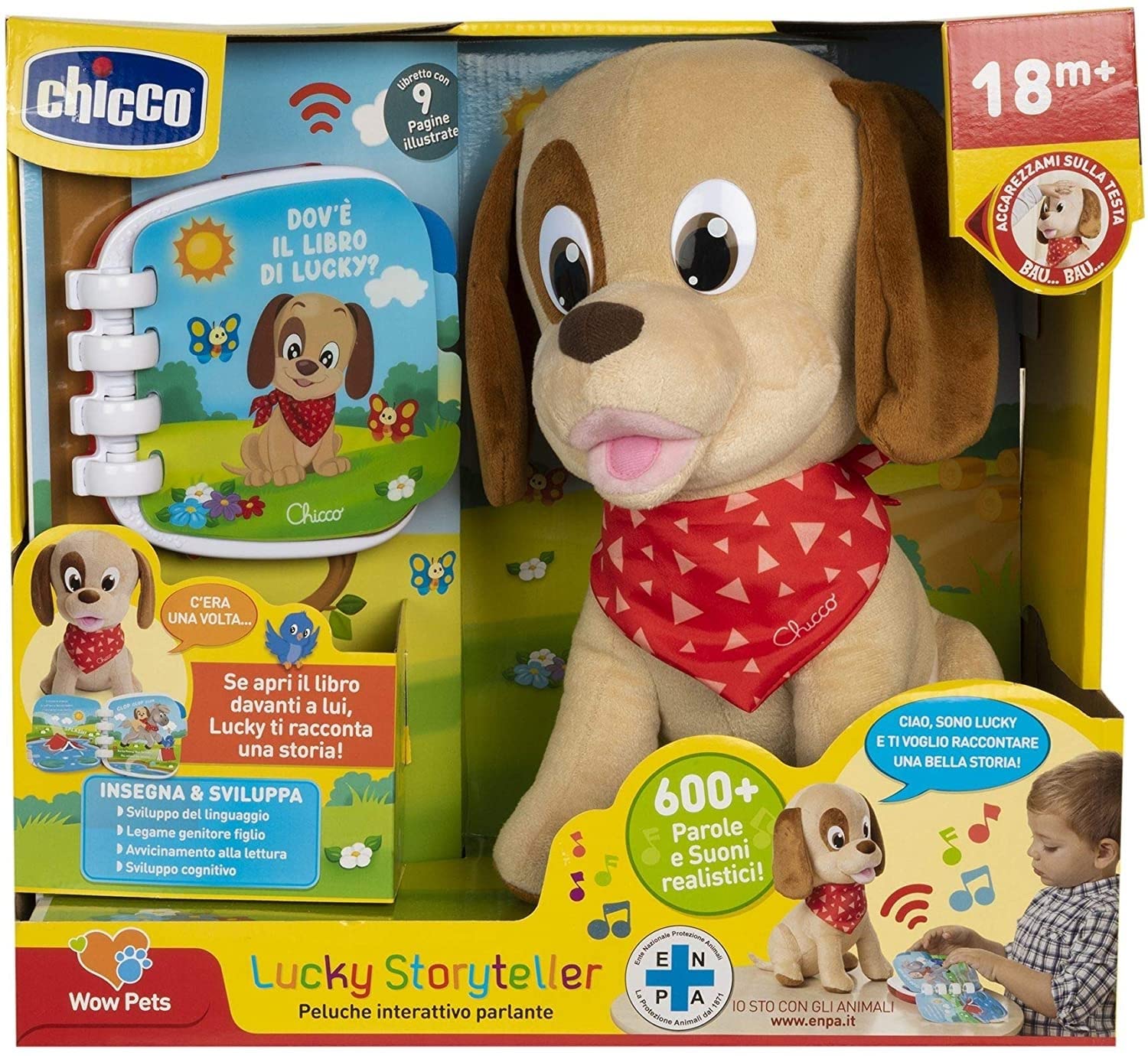 chicco-lucky-pl-schhund-interaktiv-mit-buch-ab-18-monate image 1