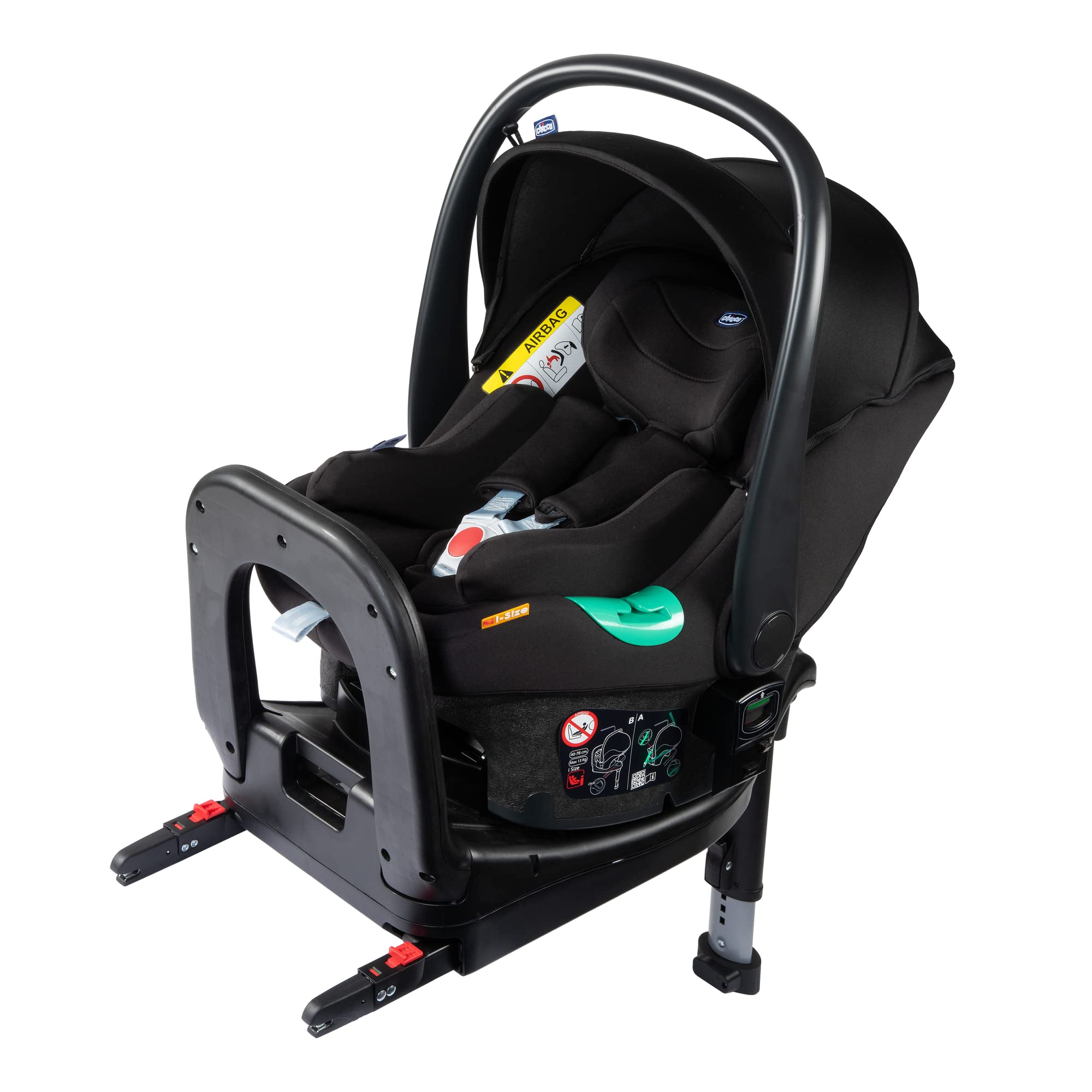 chicco-kiros-evo-i-size-babyschale-40-78-cm-schwarz image 1