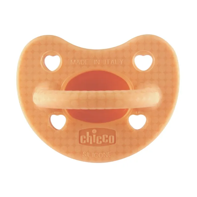 chicco-physioforma-luxe-schnuller-2-6m-silikon-orange image 1