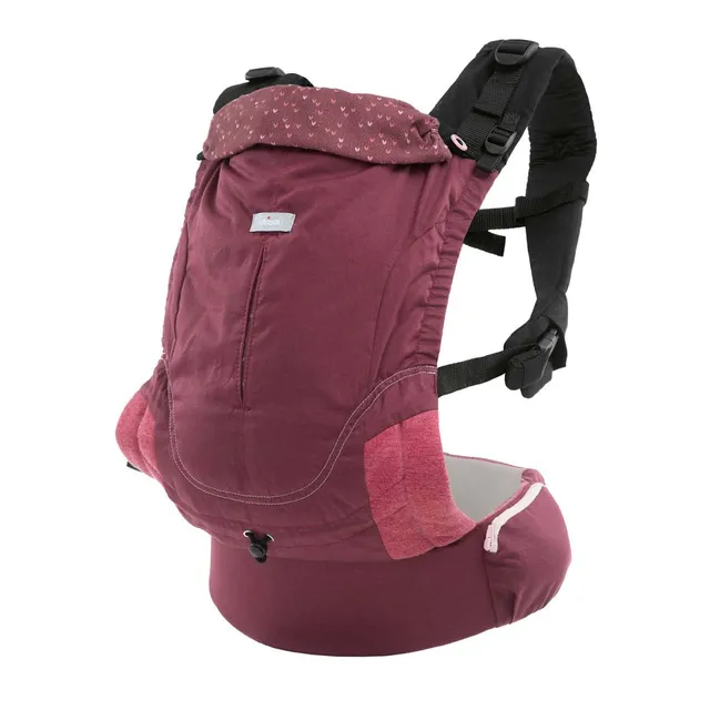 chicco-myamaki-fit-babytrage-baumwolle-burgundy-powder-15-kg image 1