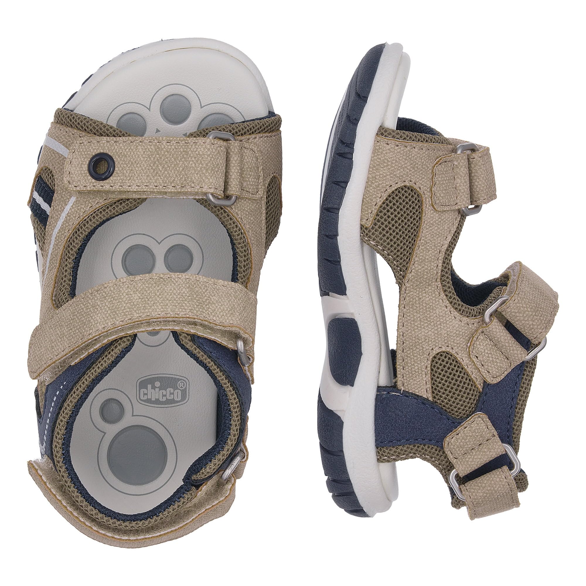 chicco-sandalen-jungen-doppel-klett-27-eu-jeansblau-gr-n image 2