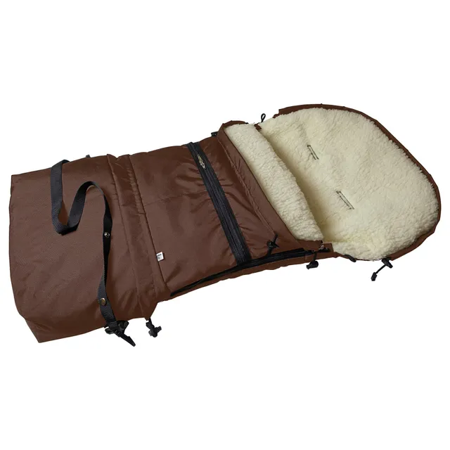 bergsteiger-5-in-1-winterfu-sack-kinderwagen-chocolate image 1