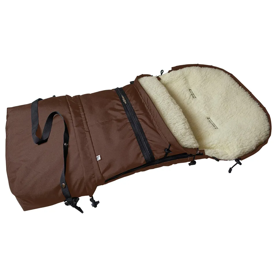 bergsteiger-5-in-1-winterfu-sack-kinderwagen-chocolate image 1