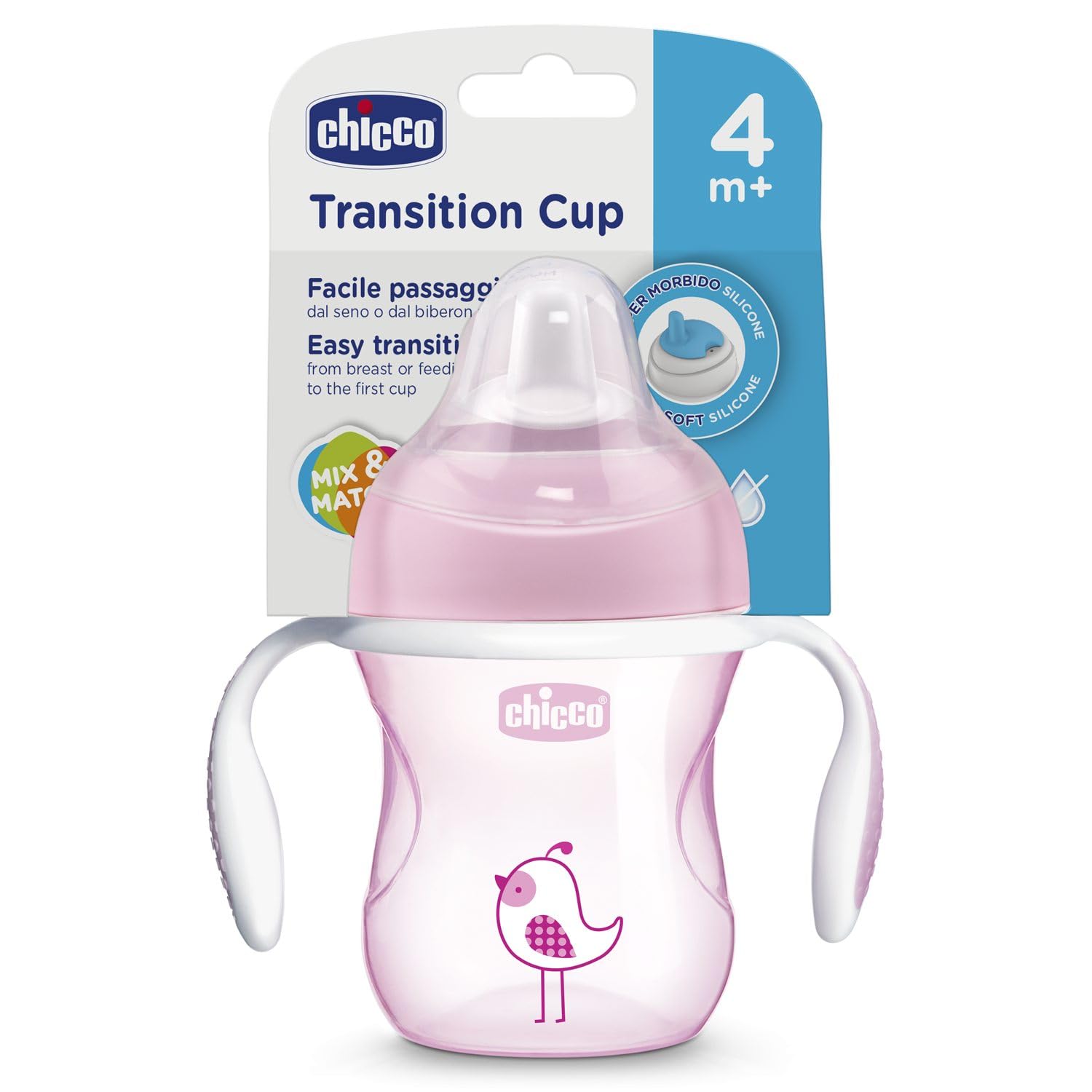 chicco-transition-cup-trinklernbecher-200-ml-pink-ab-4-monaten image 4