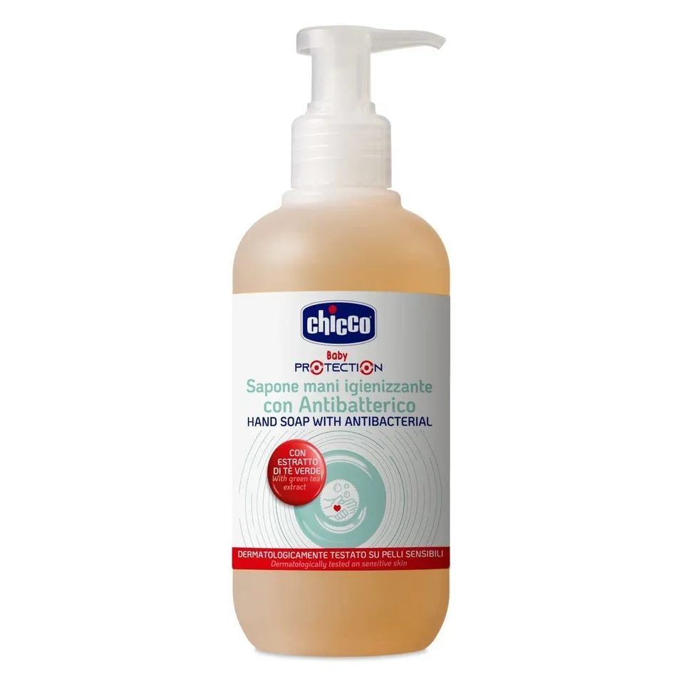 chicco-handseife-fl-ssigseife-250-ml-gr-ner-tee-sanft image 1