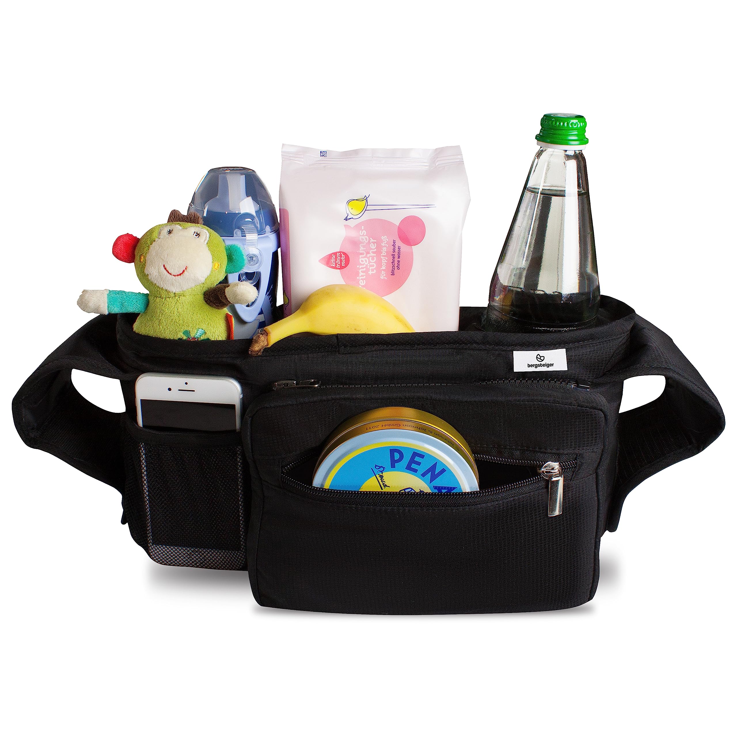 bergsteiger-organizer-basic-kinderwagen-tasche-universal-schwarz image 6