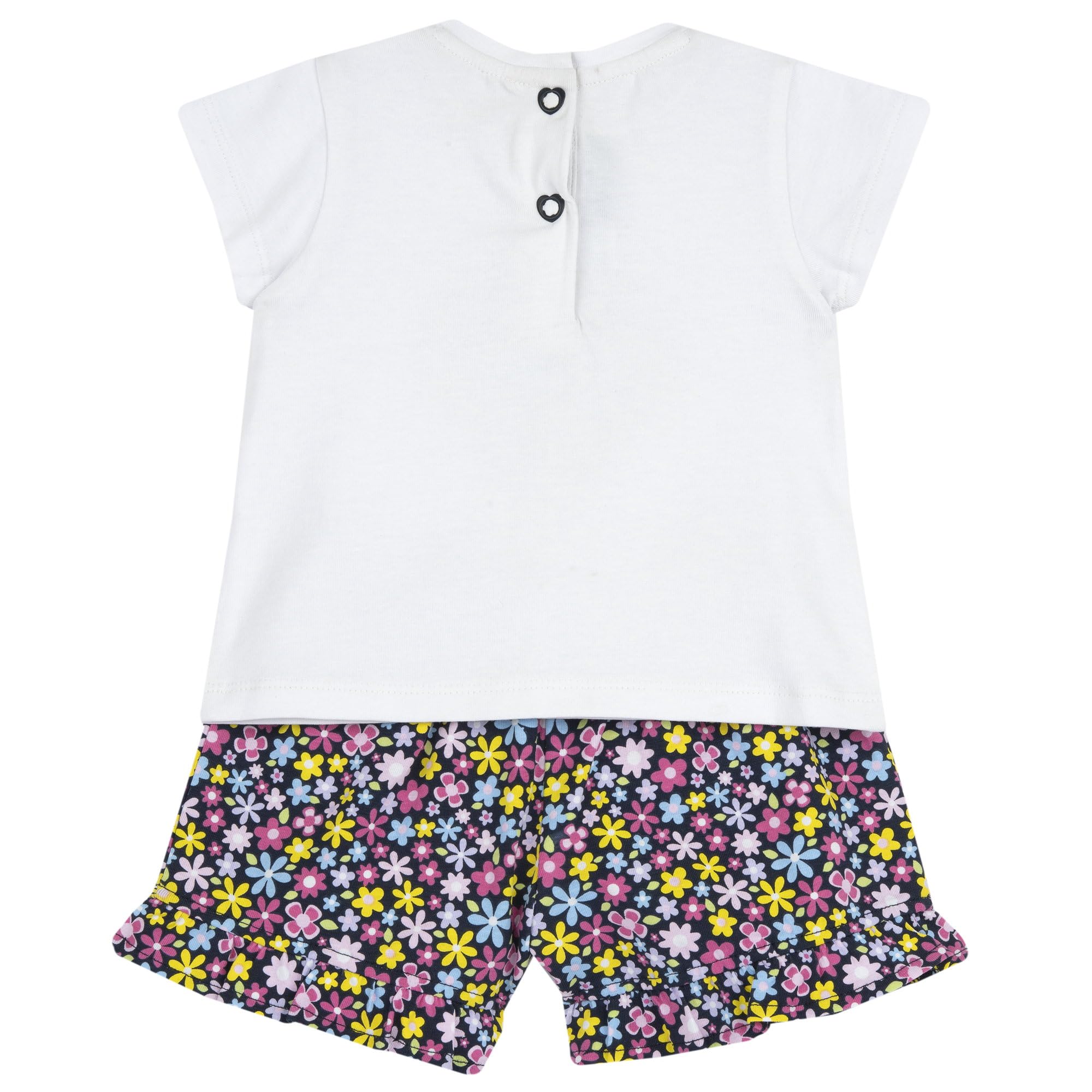 chicco-m-dchen-set-t-shirt-mit-kragen-shorts-weicher-stoff-261 image 2