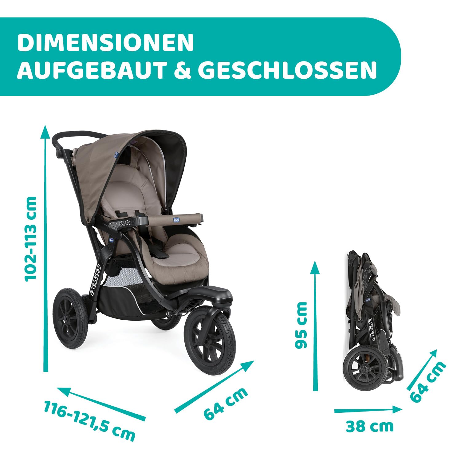 chicco-activ3-kinderwagen-3-rad-dark-beige-mit-uv50-verdeck image 5
