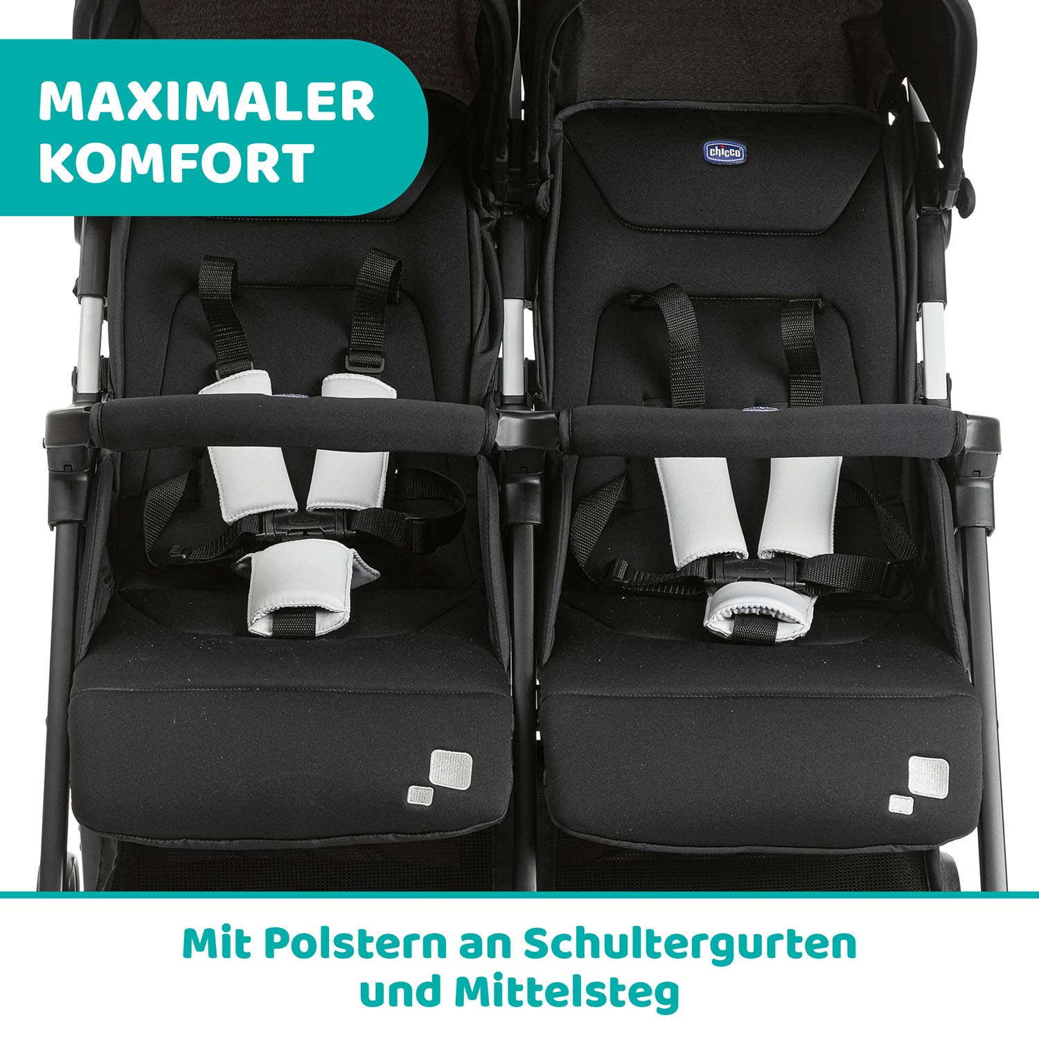 chicco-ohlal-twin-geschwisterwagen-schwarz-f-r-zwillinge-8-kg image 8