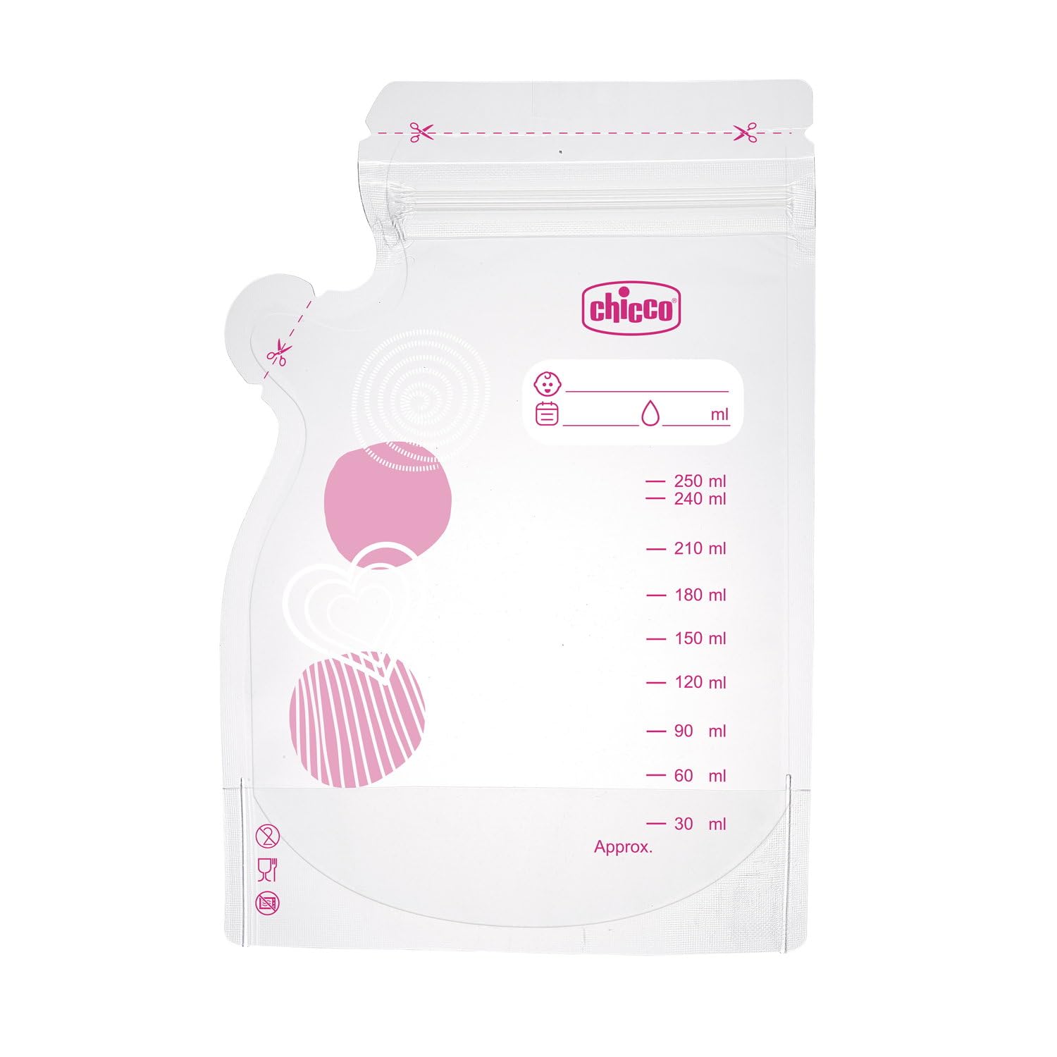 chicco-baby-milchbeutel-30-st-ck-250-ml-auslaufsicher image 1