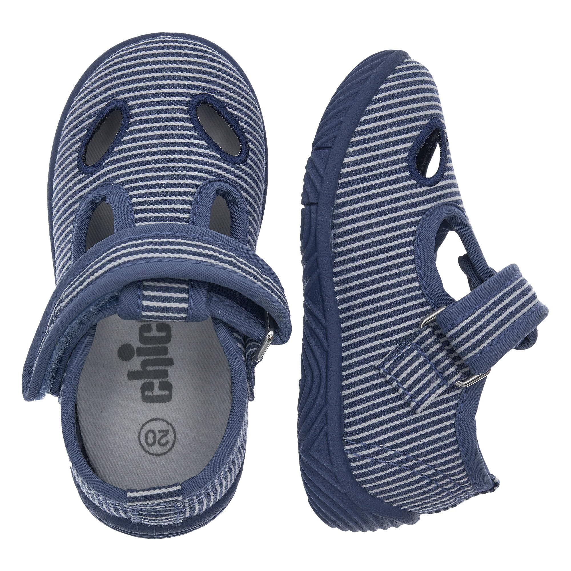 chicco-babyhausschuhe-klettverschluss-blau-wei-hausschuhe image 2