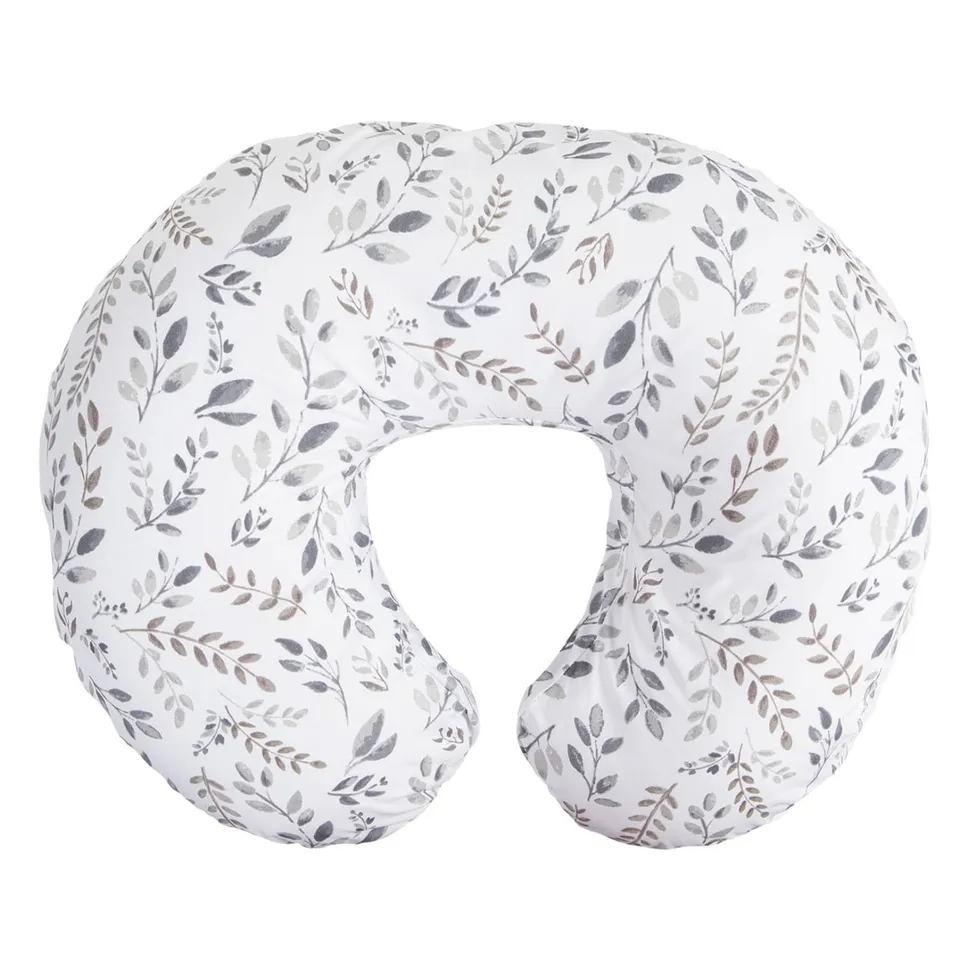 chicco-boppy-stillkissen-grey-leaves-maschinenwaschbar image 1